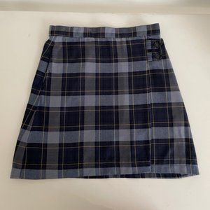 Lands’ End School Uniform Girls Plaid A-Line Skirt